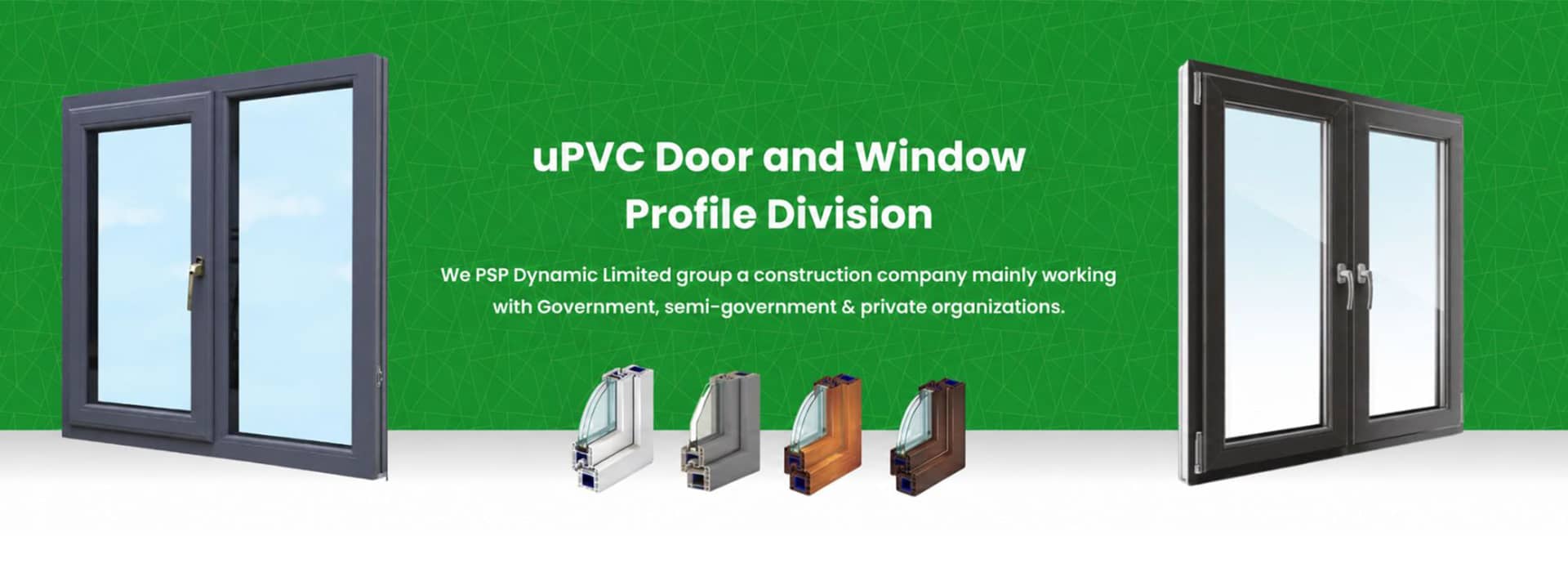 upvc Door and window profile division manufacturer in india 