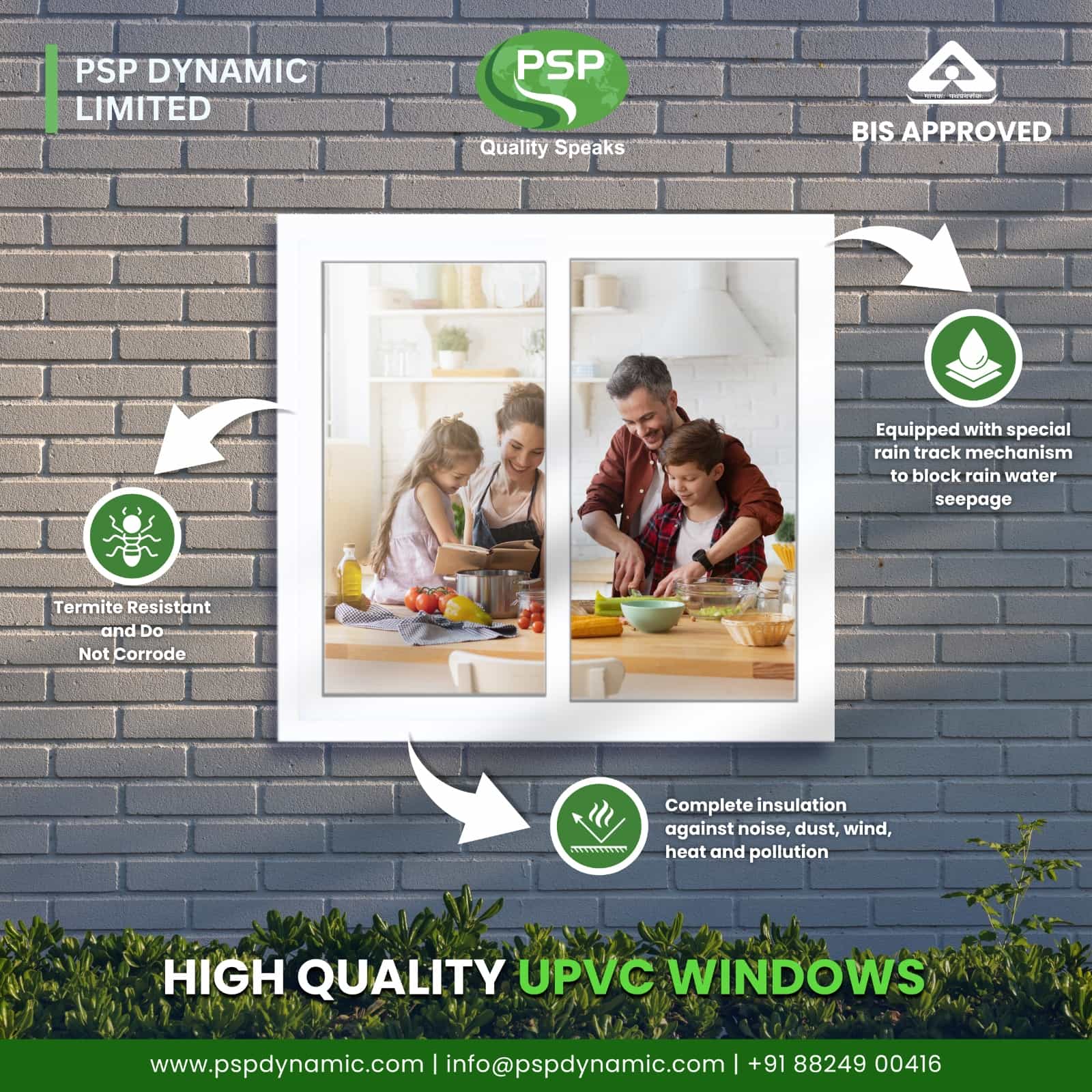 BIS Approved uPVC Profiles